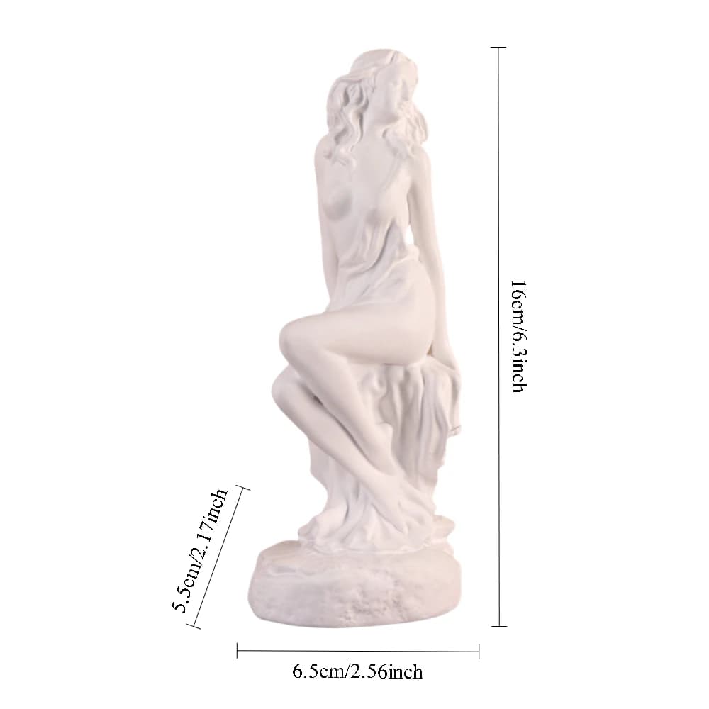 Figurine de jeune fille Sexy en résine, Sculpture de déesse grecque, Statue de vénus, maison europée