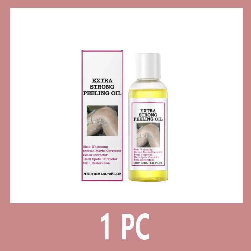 Huile exfoliante jaune pour la peau du corps, hydratante, nourrissante, éclaircissante, raffermissan