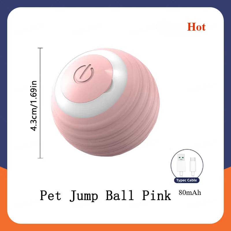 Balle électrique roulante pour chats, jouet coule pour animaux de compagnie, fournitures pour animau