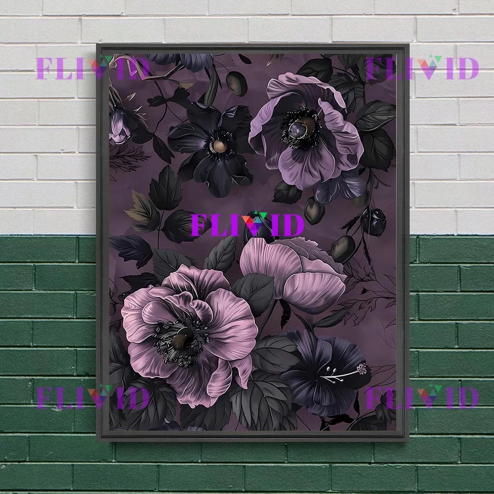 Bouquet Floral Art imprimé fleurs colorées luxuriantes Vintage mur Art toile peinture, Art abstrait 