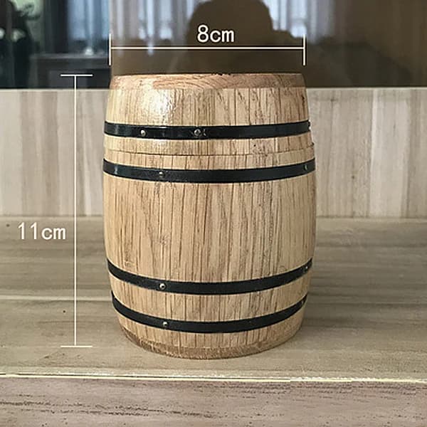 Décor rustique de baril de vin, jardinière en bois de chêne, Bar à domicile, accessoires de mariage,