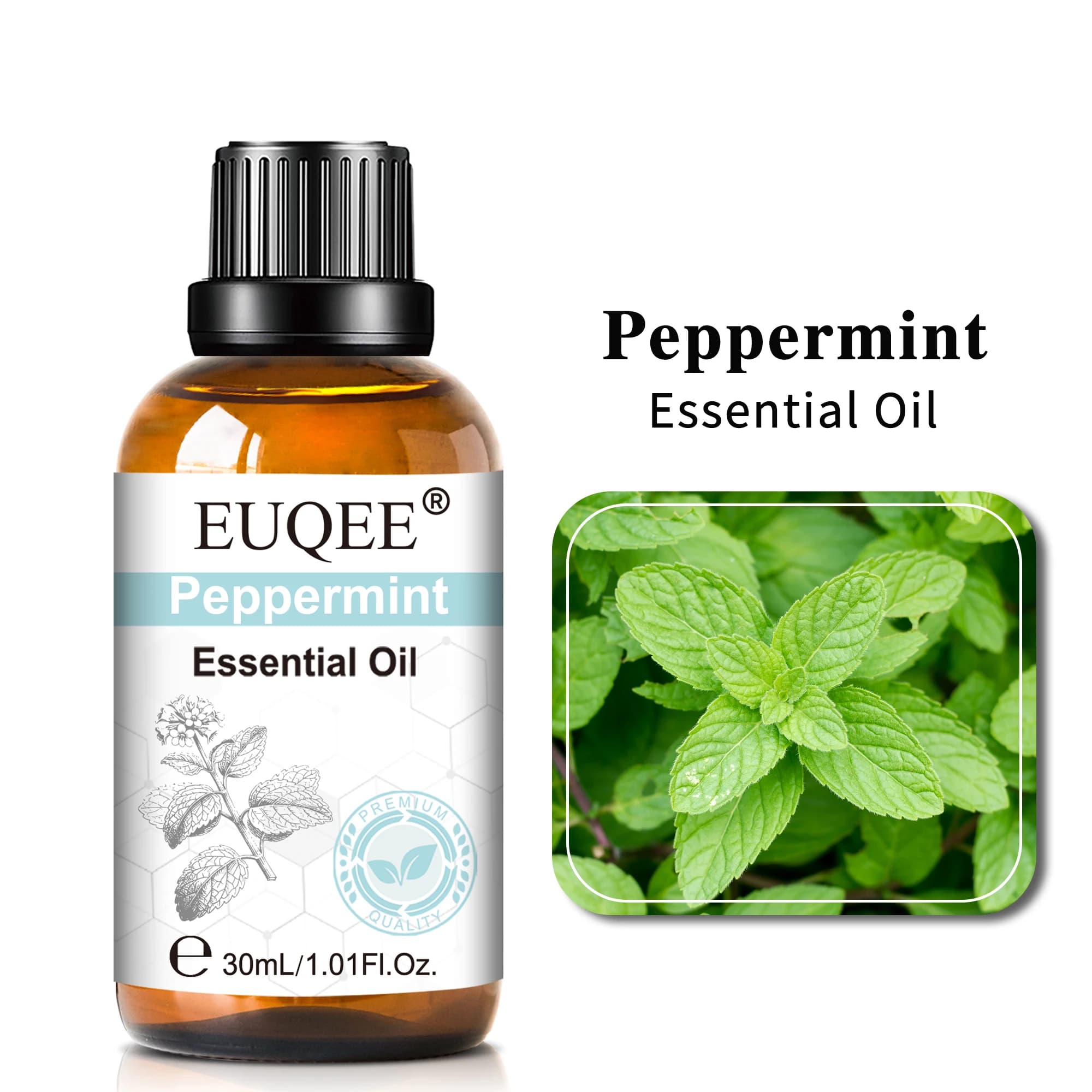 Huiles Essentielles EUQEE 30ml Lavande 1PCS 2PCS Vanille Eucalyptus Jasmin Patchouli Encens Bergamot