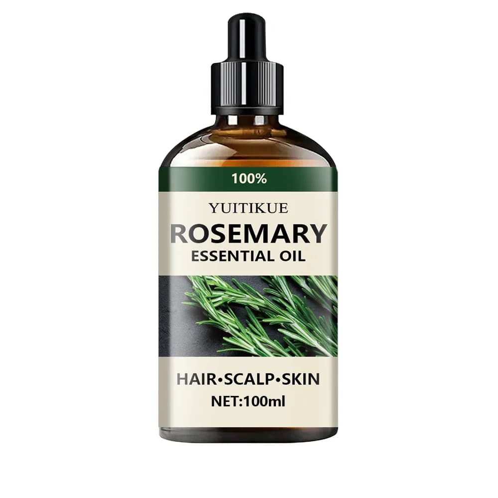 YUITIKUE Huile essentielle de romarin 100% pure |   Pour les soins des cheveux, du cuir chevelu et d