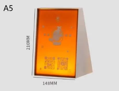 Support de paiement de Code QR lumineux en acrylique, 1 pièce, Rechargeable pour les magasins, les s
