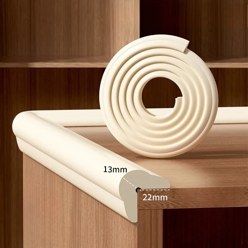 1 rouleau, 2 m de protection d'angle de sécurité, protection anti-collision pour les bords des table