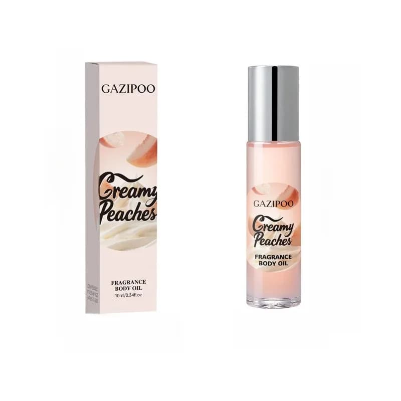Parfum Roll-On Pêche pour Femme – Tenue Longue Durée, Doux, Frais, Crémeux, Élégant, Premium, Lisse,