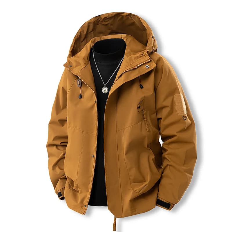 Veste décontractée à capuche pour hommes, veste d'extérieur, costume d'alpinisme, veste d'étudiant