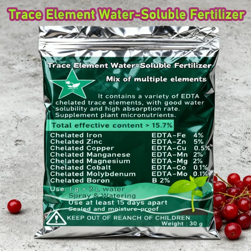 Engrais micronutritif hydrosoluble 30g, complément nutritionnel végétal de qualité supérieure pour u
