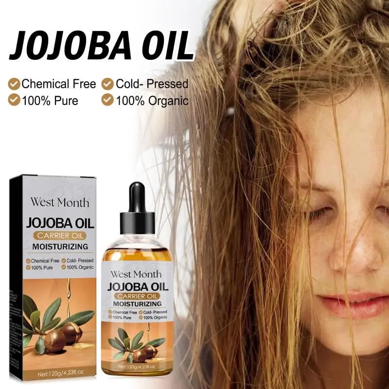 Huile fortifiante pour cheveux, huile douce fortifiante à la jojoba, huile nourrissante pour cheveux