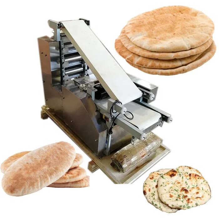 Machine de fabrication de tortilla Roti Chapati, Machine à pain arabe plate, ligne de Production aut