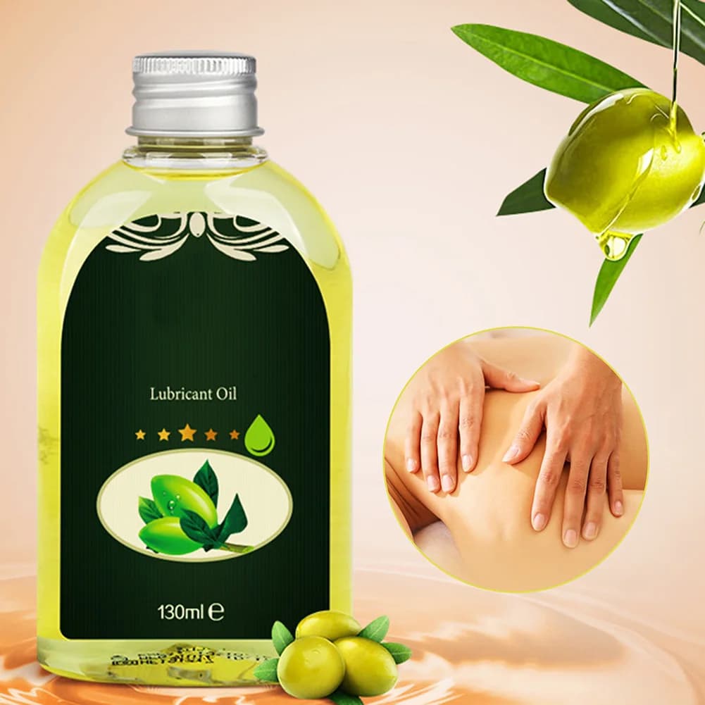 Huile de Massage lubrifiante d'olive huile lubrifiante érotique parfumée lubrifiant corporel relaxan