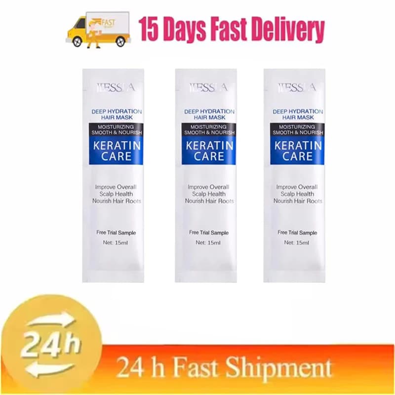 Masque capillaire magique à la kératine, 120ml, protéine, redressage, réparation, sec, crépus, endom