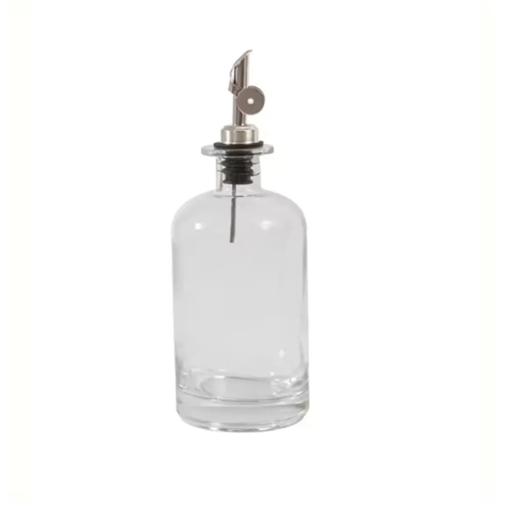 Distributeur d'huile et de vinaigre avec bec en métal, Pot d'huile anti-fuite, récipient d'assaisonn