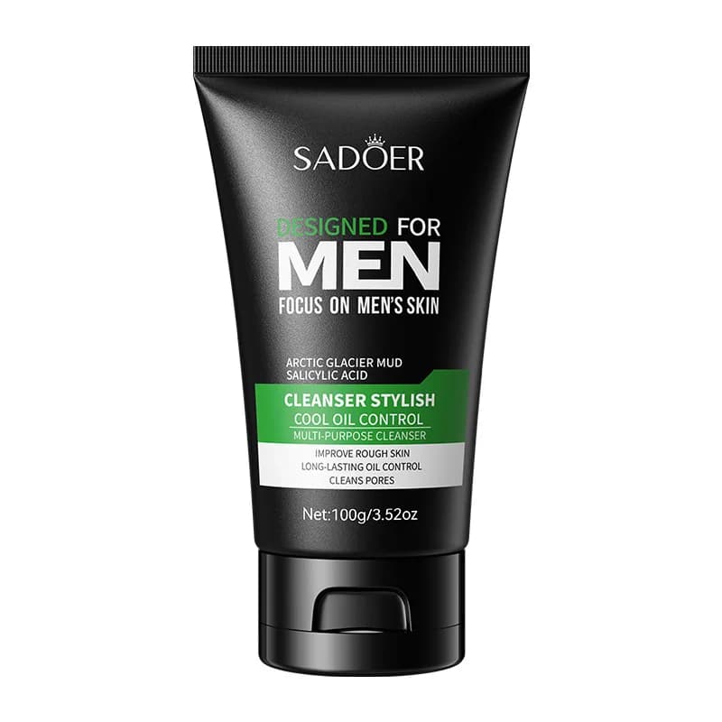 Nettoyage en profondeur pour hommes, nettoyant pour le visage, contrôle de l'huile, hydratant, point