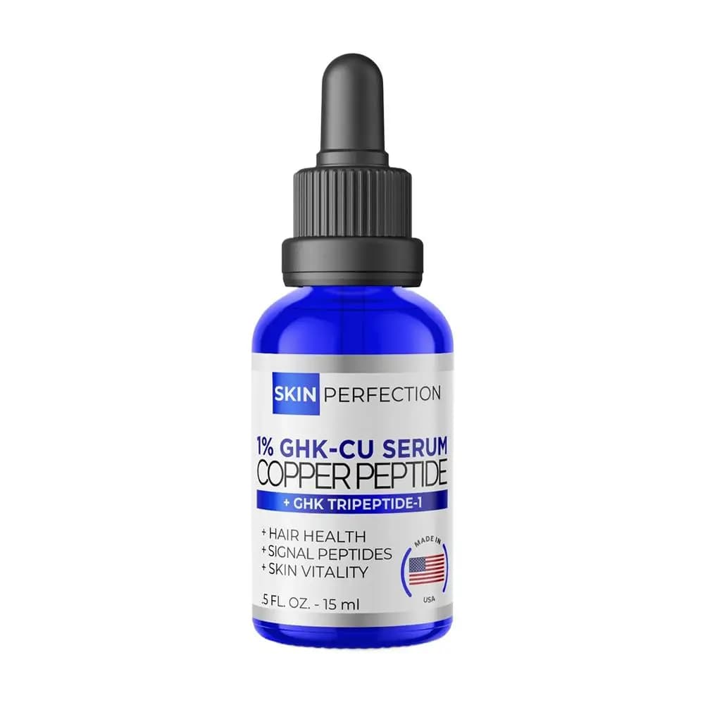 Sérum 15ml Skin Perfection GHK-CU aux peptides de cuivre signalants, pour la santé du visage et des 