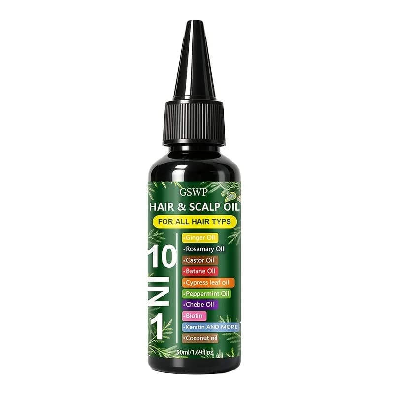 Huile capillaire hydratante 10-en-1 GSWP : Hydrate et nourrit pour prendre soin de vos cheveux. Lais