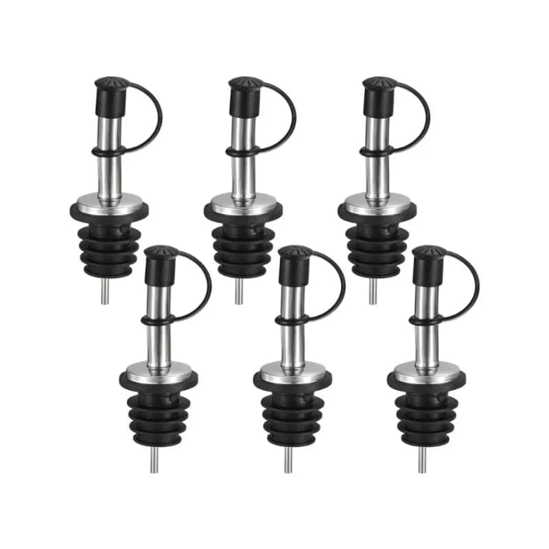 Verseurs de bouteilles en acier inoxydable 90 mm/3,54 po avec bec verseur pour huile d'olive et bouc