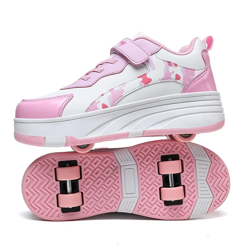 Chaussures de patins à roulettes enfants Snickers avec roues enfants patins à roulettes mode chaussu