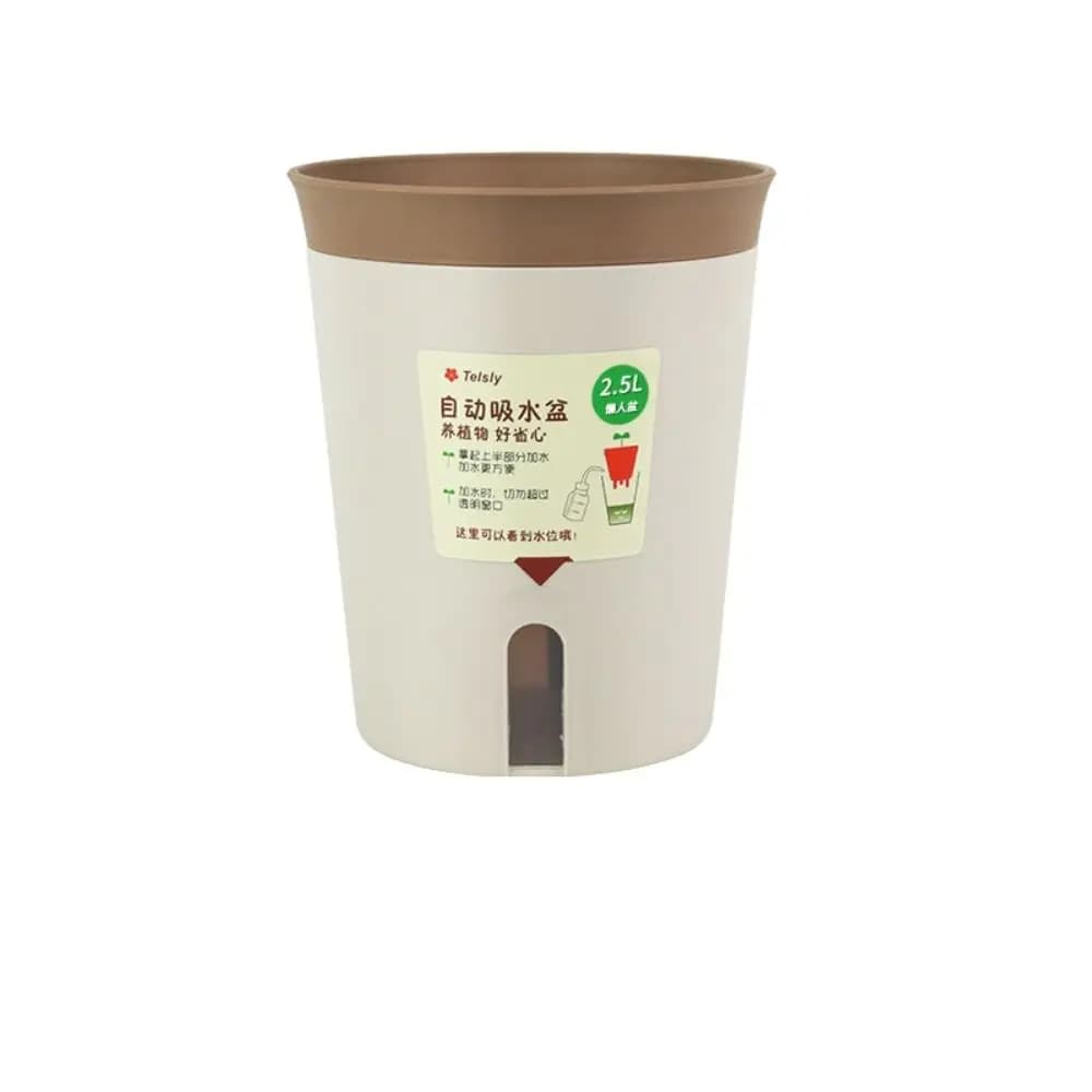 Pot de fleur hydroponique paresseux, Pot de fleurs absorbant l'eau, plante succulente en plastique, 