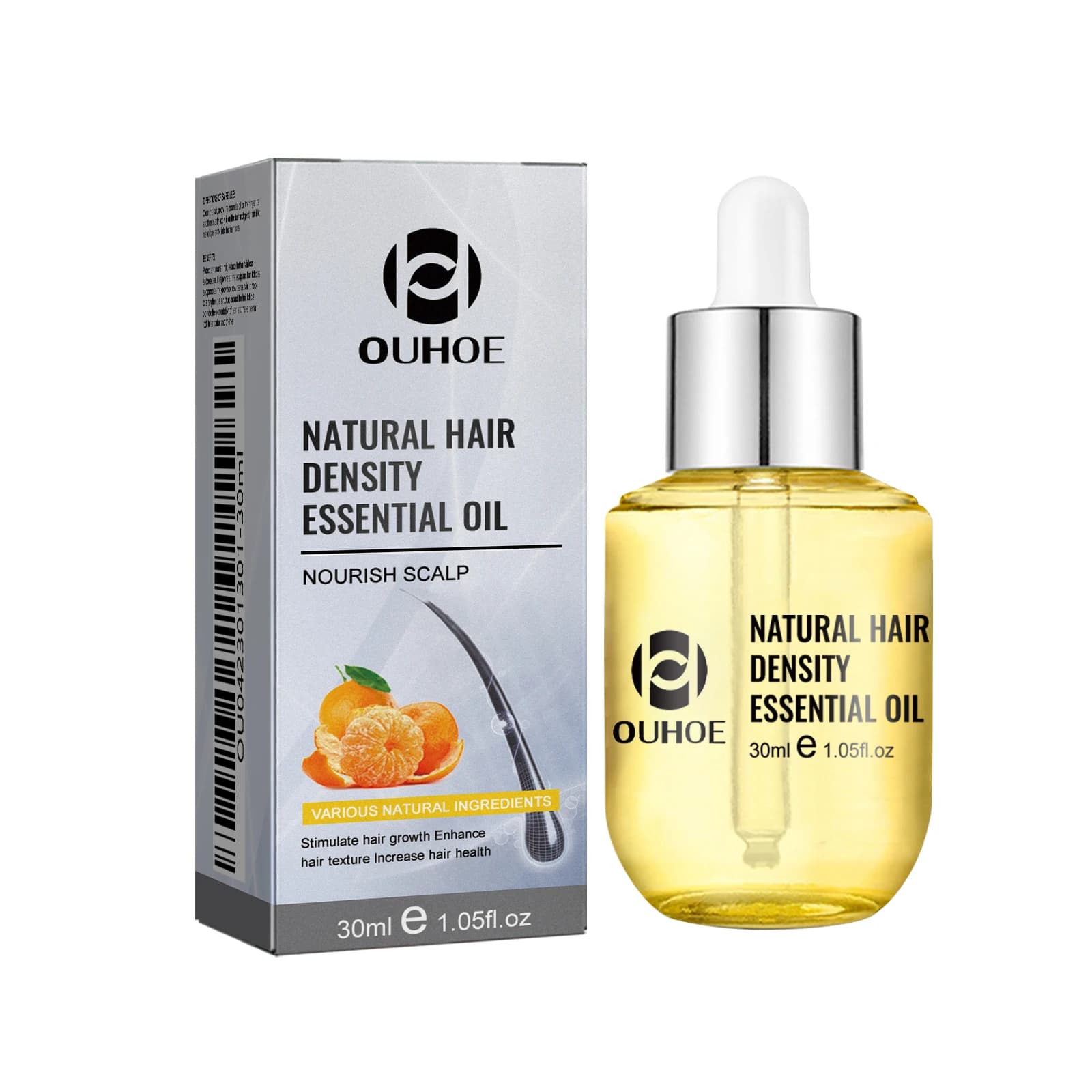 Ouhoe – huile de soin capillaire pour amincir les cheveux, sérum de traitement du cuir chevelu pour 