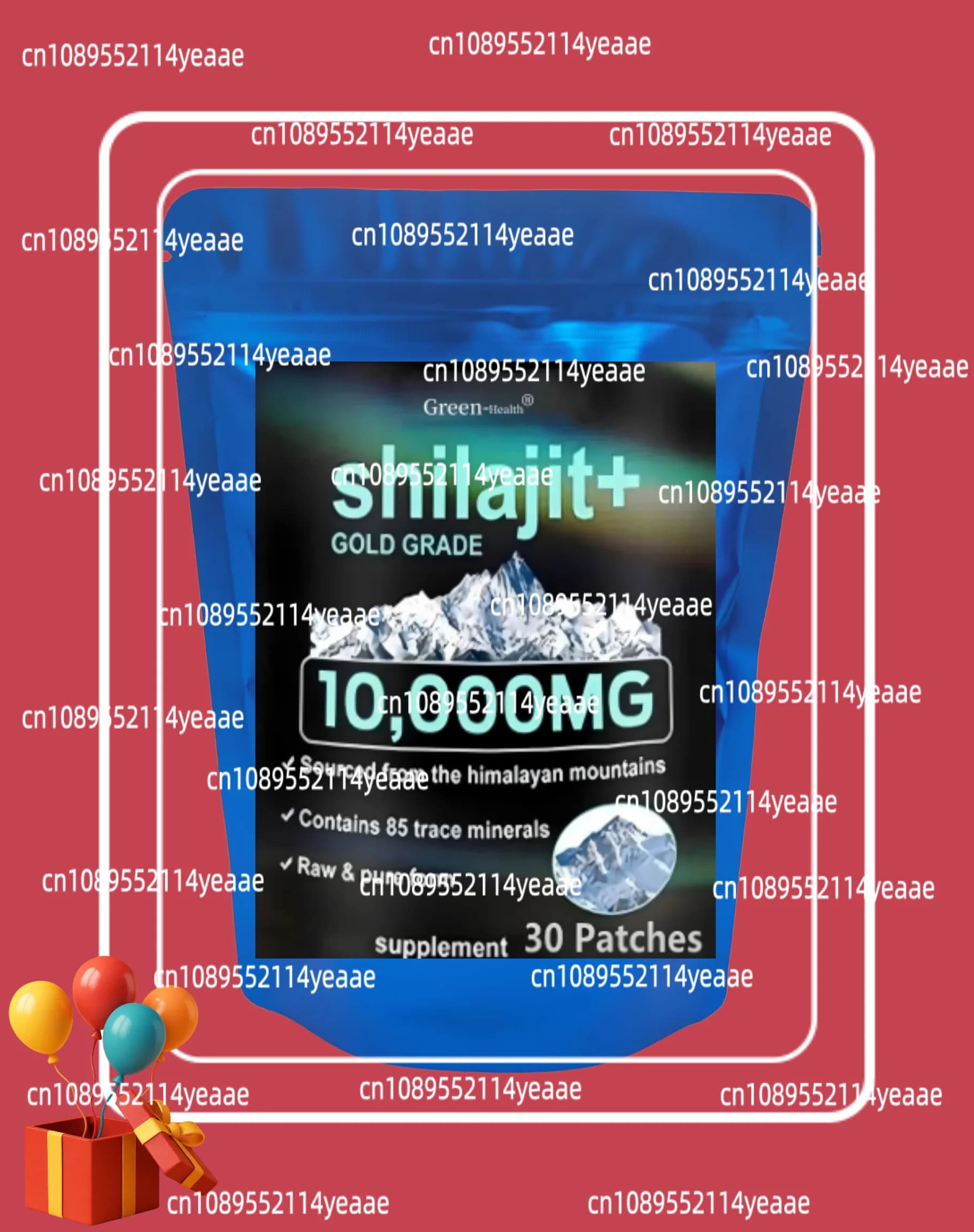 Shilajit Pur Original 30 Patchs Naturellement Enrichi en Acide Fulvique et Plus de 85 Oligo-éléments