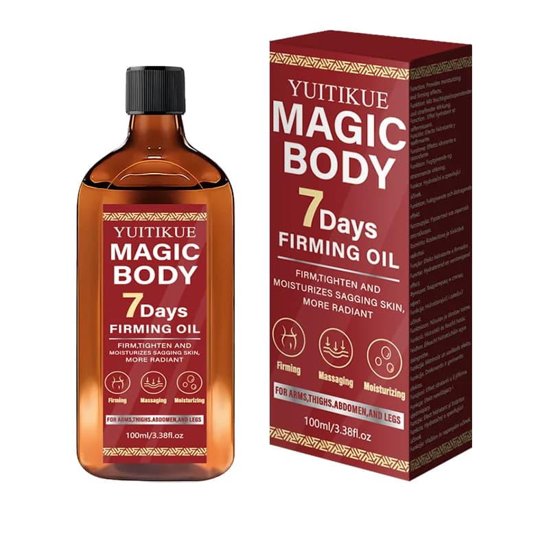 Huile raffermissante pour le corps Yuitikue Magic Body 7 jours, 100 ml, huile de massage corporelle 