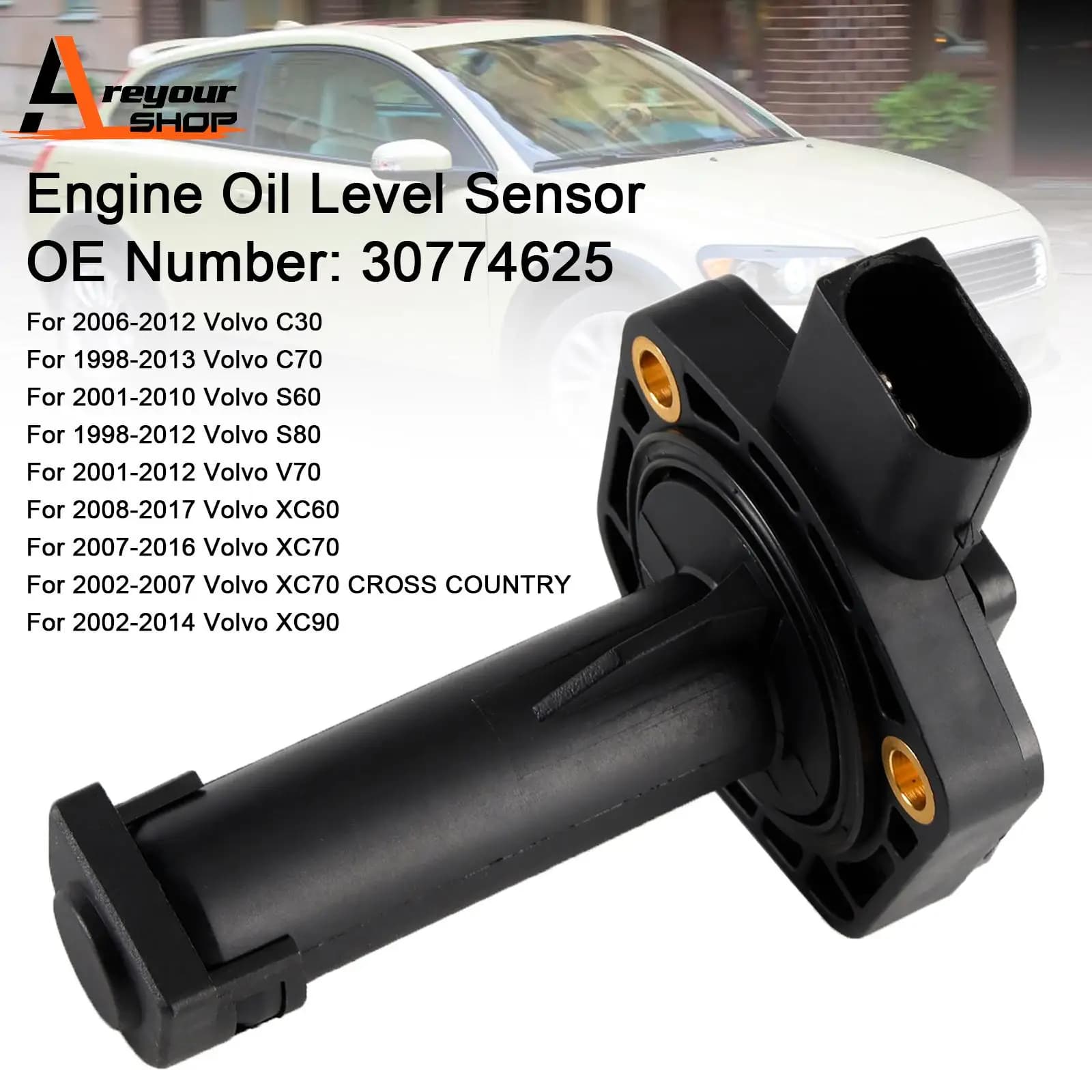 Capteur de niveau d'huile 30774625 pour Volvo C30 C70 S60 S80 XC60 XC70 XC90