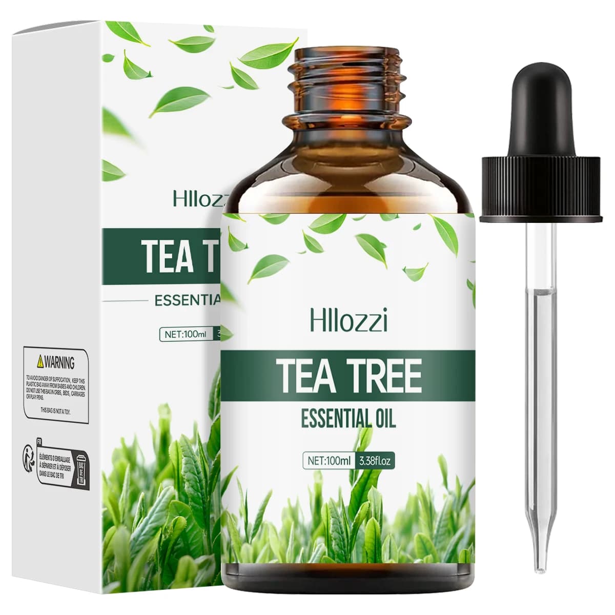 Huile essentielle d'arbre à thé huile essentielle de soin de la peau du corps du visage huile essent