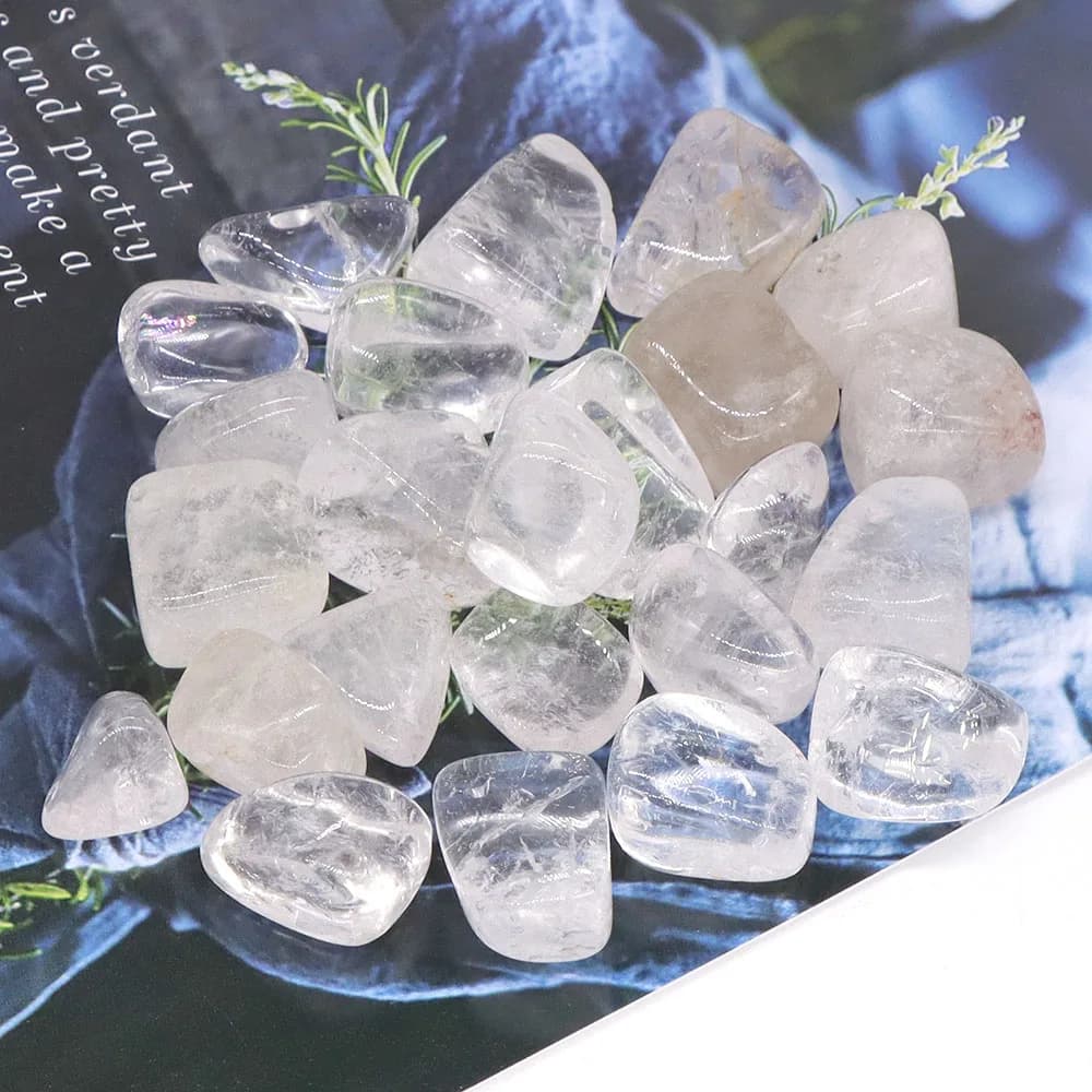 Pierres en Quartz naturel transparent Reiki, cristaux de guérison, gravier énergétique, spécimen de 