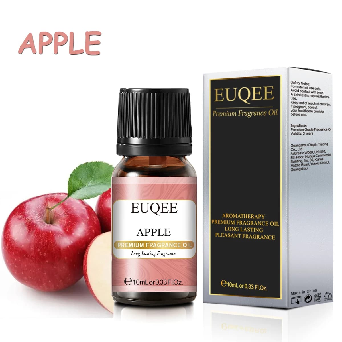EUQEE 10ML 10ML huile parfumée de fruits sucrés pour l'aromathérapie, fabrication de bougies, savon 