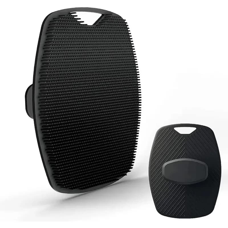 Brosse de nettoyage du corps en Silicone souple, 1 pièce, pour l'exfoliation, pratique, facile à net