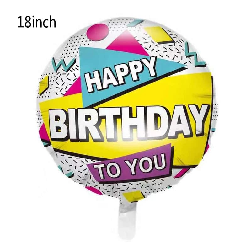 Ballons Rock And Roll, Note vidéo, groupe de guitare, Microphone, bannière joyeux anniversaire, déco