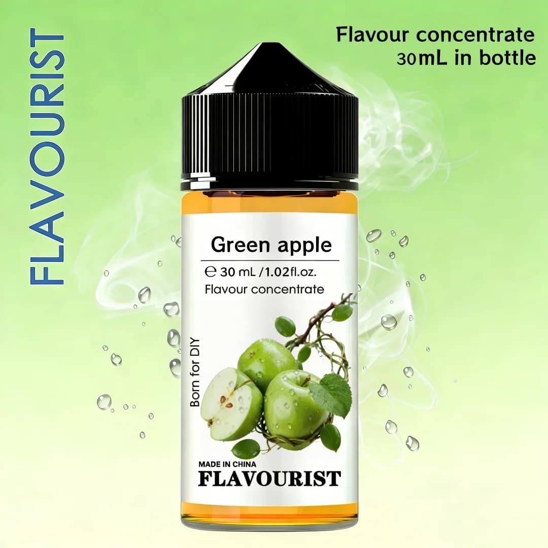 Concentré de saveur de pomme verte FLAVOURIST, arôme de fruits, essence aromatique, huile, DIY, e-li