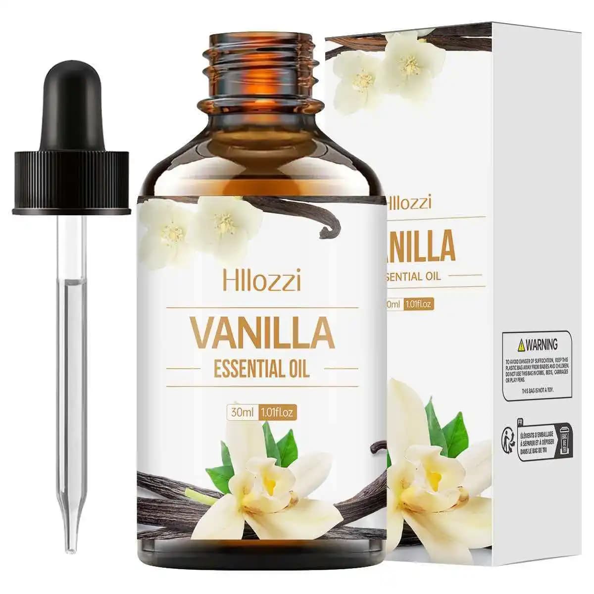 Huile essentielle de vanille pour le visage, SPU, diffuseur d'aromathérapie, savon DIY, convient à t