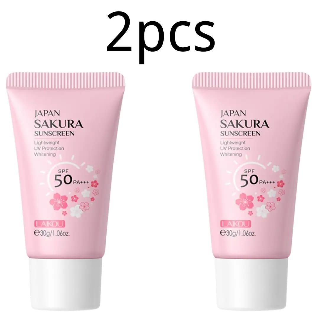 Sakura-Crème Solaire éventuelles F50 Hydratante UV, Protection du Visage et du Corps, Isolation Grat
