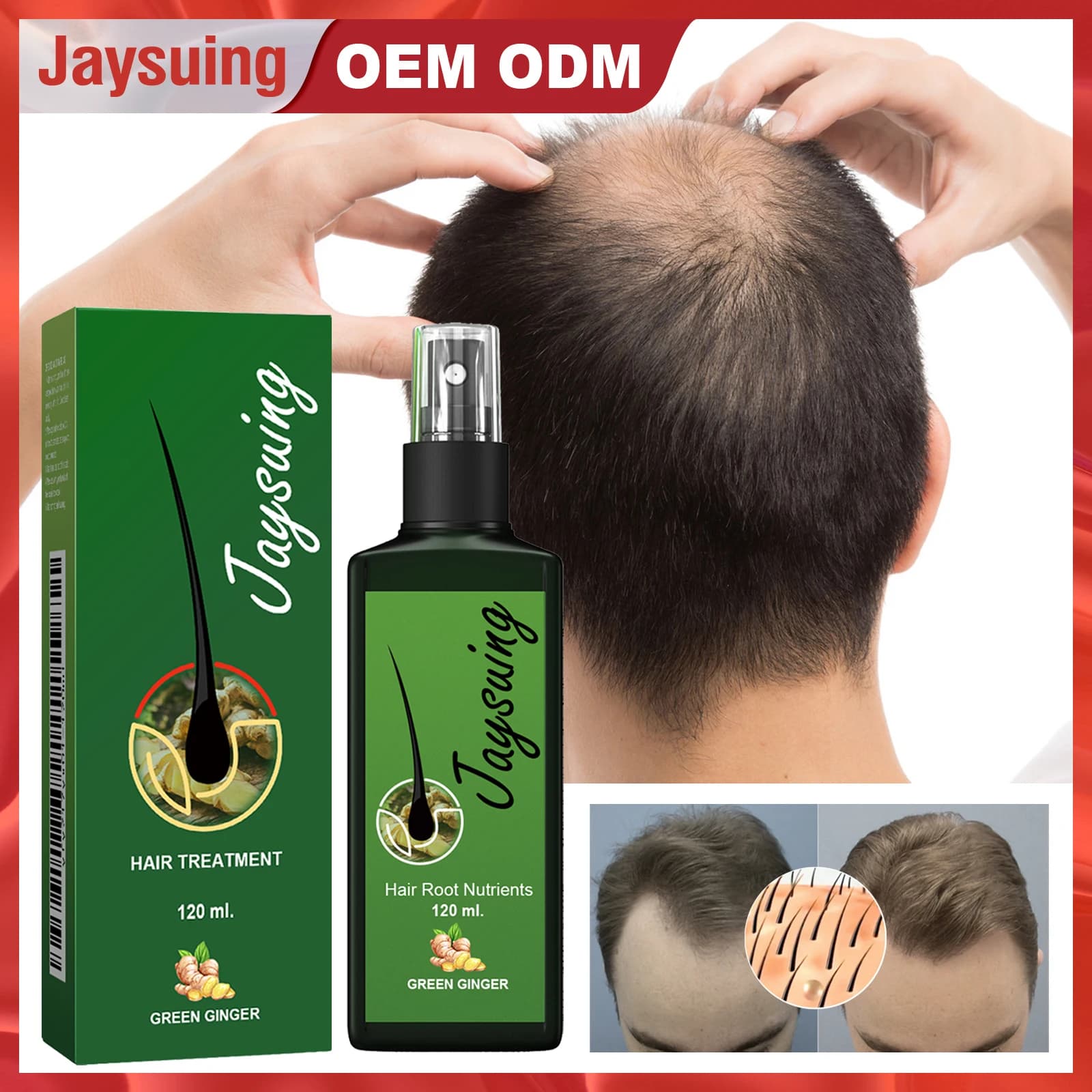 Sérum capillaire, soin nourrissant en douceur, masse le cuir chevelu, hydrate et lisse les cheveux, 