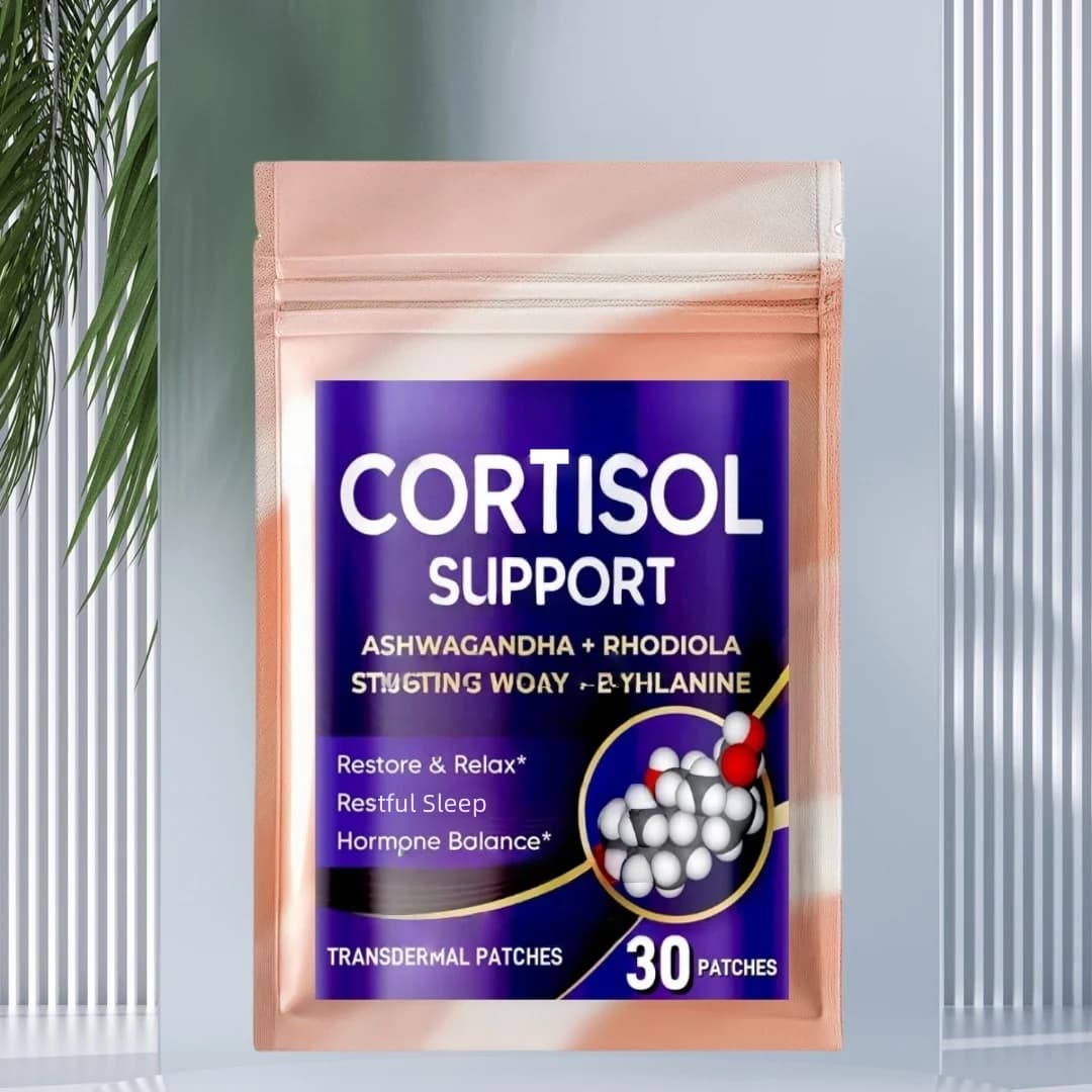 30 patchs Cortisol Supprot patchs transdérmiques avec la moût de Saint-John - Restaurer et détendre,