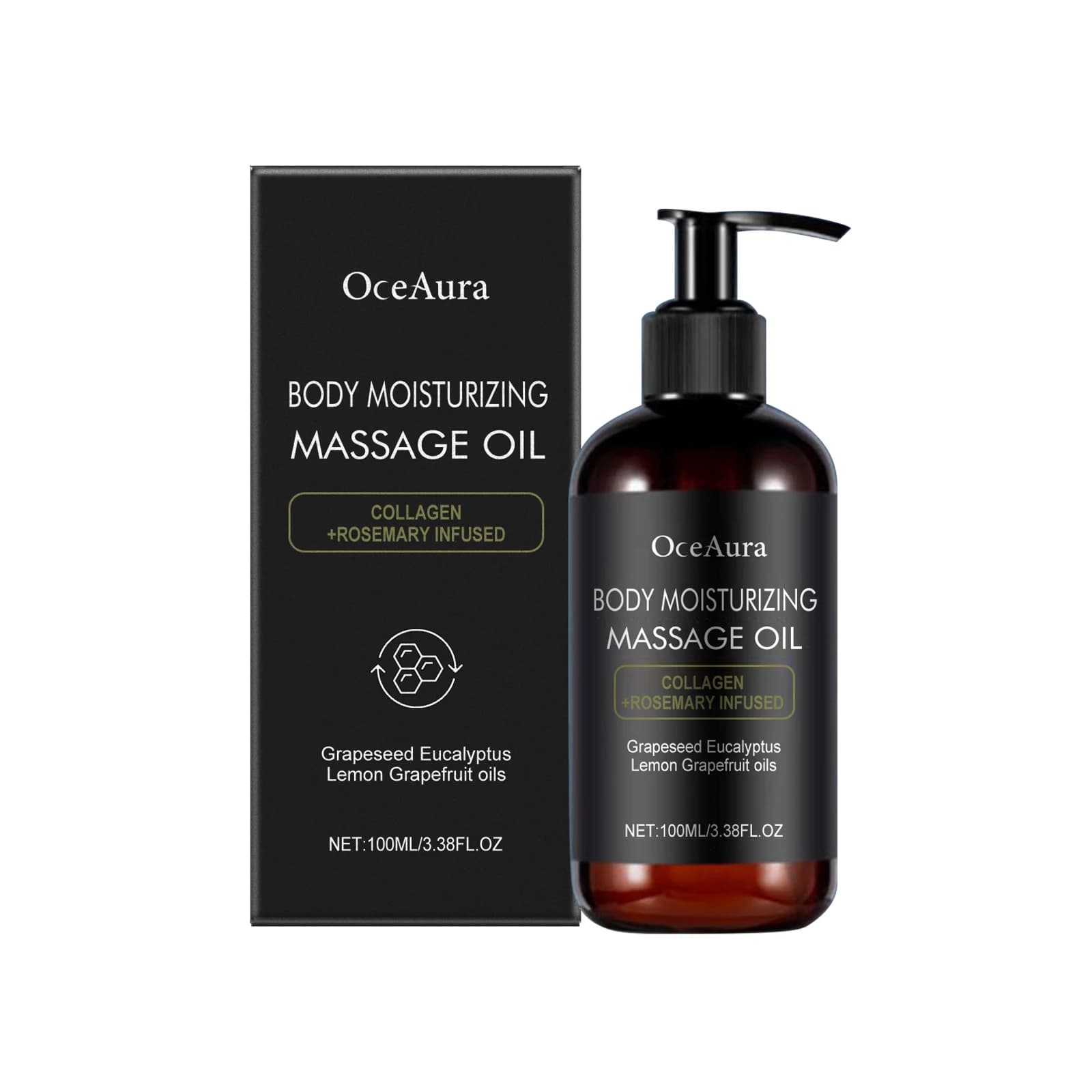 Huile de Massage hydratante pour le corps, nourrissante, lissante, réduit la sécheresse, huile de ro