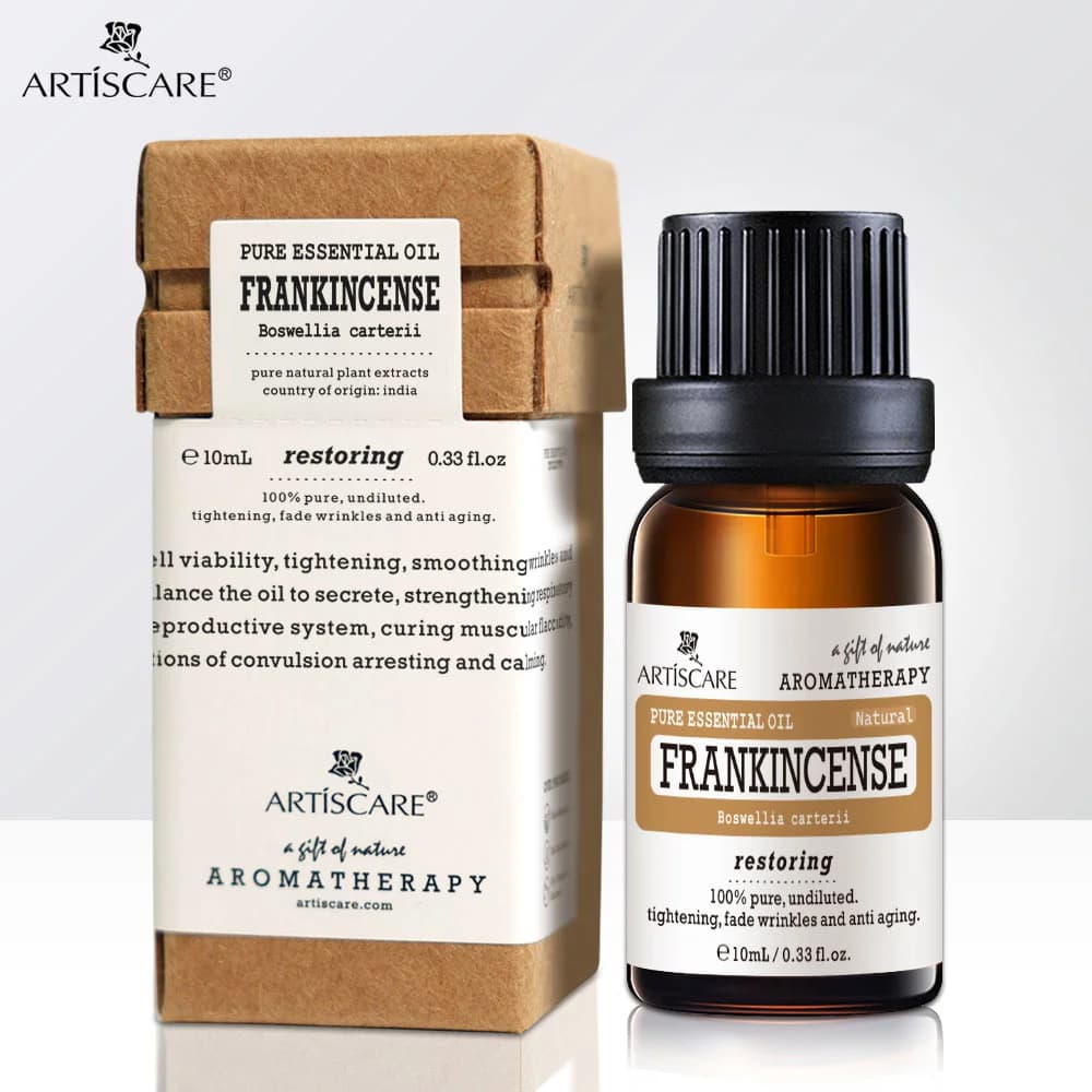 ARTISCARE-Huile essentielle d'encens pur 100% naturel, améliore titut de la peau, resserre les pores
