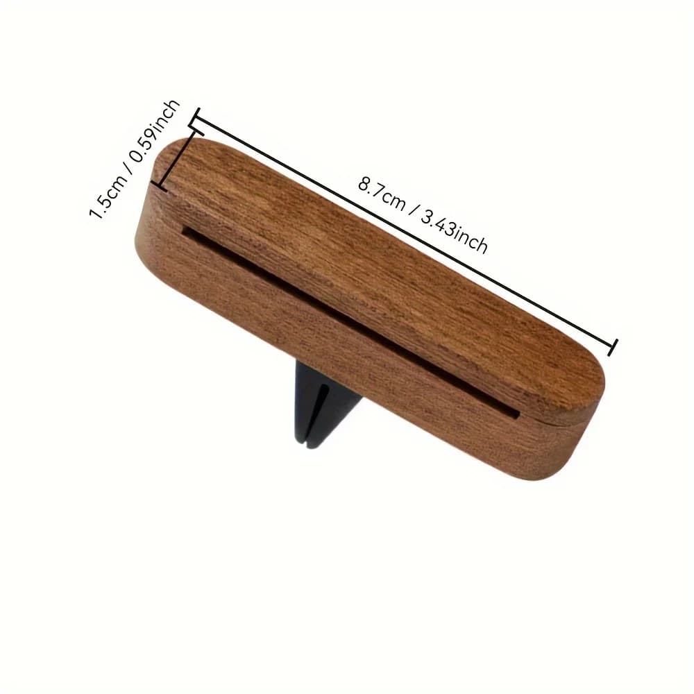 Diffuseur de parfum pour voiture en bois, clip diffuseur d'aromathérapie pour grille d'aération de v