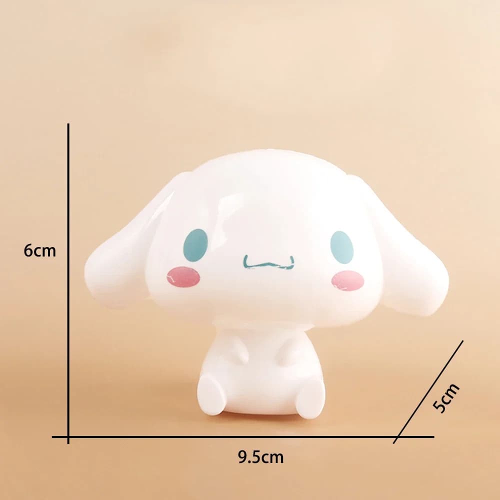 Sanurgente-Figurines Kawaii Cinnamoroll Kuromi pour Enfants, Hello Kitty Cat Cake, Collection Anime,