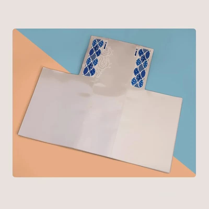 Feuille d'emballage en rouleau de sushi de style japonais, film en plastique de qualité alimentaire,