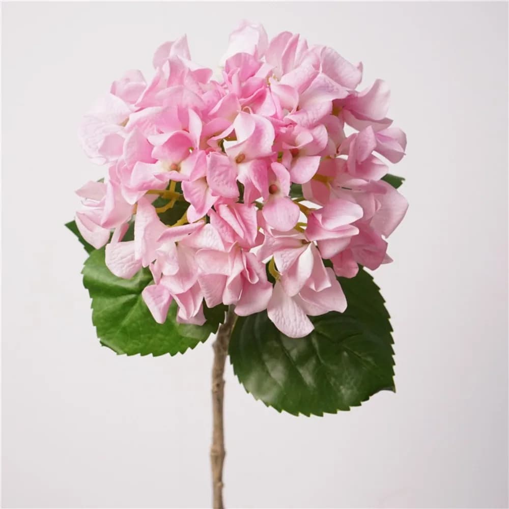 Hydrangeas artificiels hydratants au toucher réel, fleurs artificielles multicolores en soie, bouque