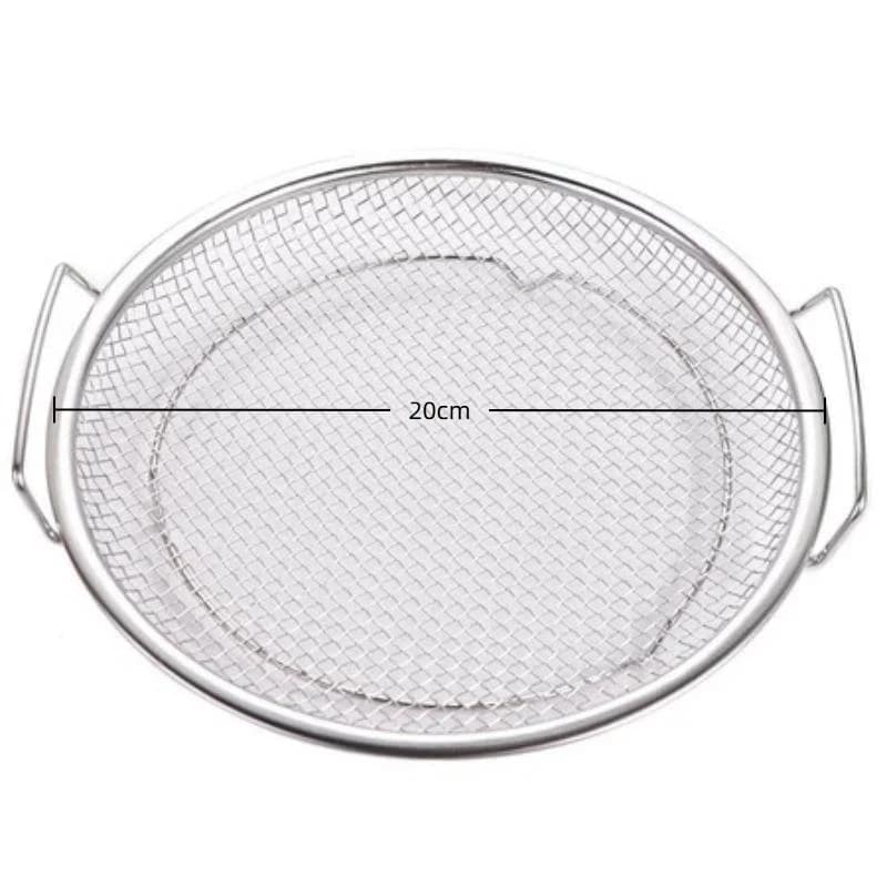 Ensemble de passoires pour la friture, tamis en maille avec plateau pour la préparation des aliments