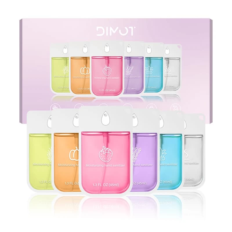 10/6 pièces ensemble puissant brume Spray mains désinfectant Spray hydratant nourrissant Portable sû