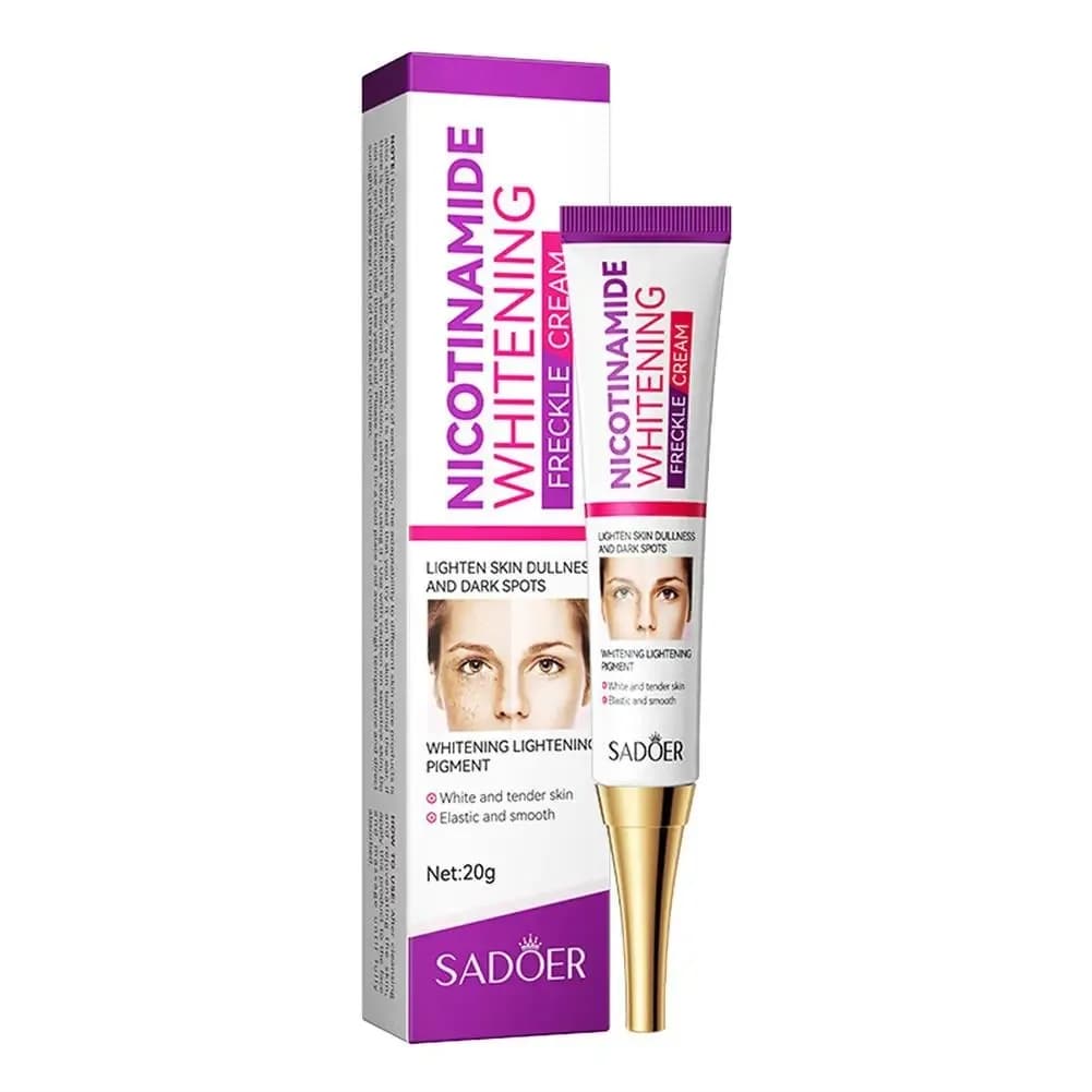 Crème blanchissante et anti-taches de rousseur pour le visage, Nicotinamide, éclaircissante et hydra
