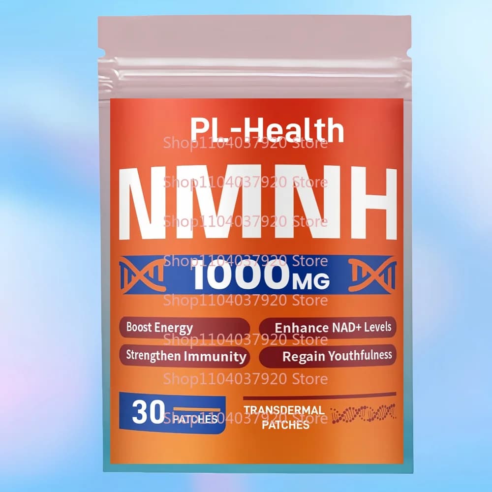 30 Patchs NMNH (Mononucléotide de Nicotinamide Dihydruréhydraté) Transdermiques – Soutient l'Énergie