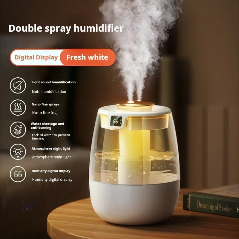 Humidificateur de bureau à ultrasons A33 USB, diffuseur d'huiles essentielles silencieux pour la mai
