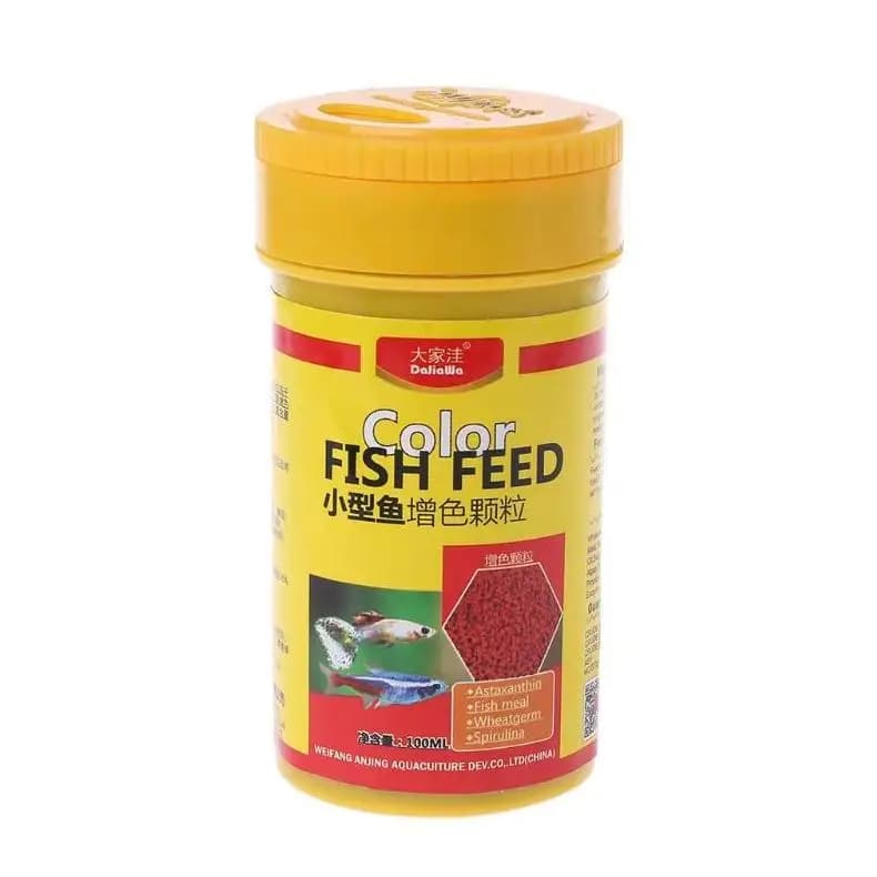 100ml poissons tropicaux spiruline alimentaire granule poisson Nutrition alimentaire pour Aquarium A