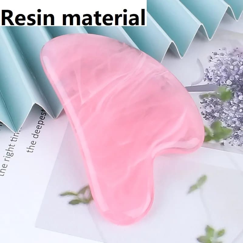 Pierre Gouasha en résine pour le visage, outil de massage Gua Sha, rouleau facial Gowoman